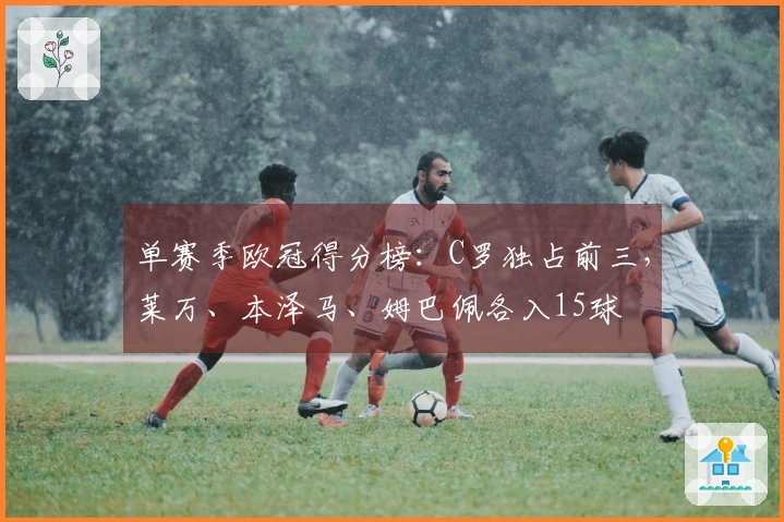 单赛季欧冠得分榜：C罗独占前三，莱万、本泽马、姆巴佩各入15球